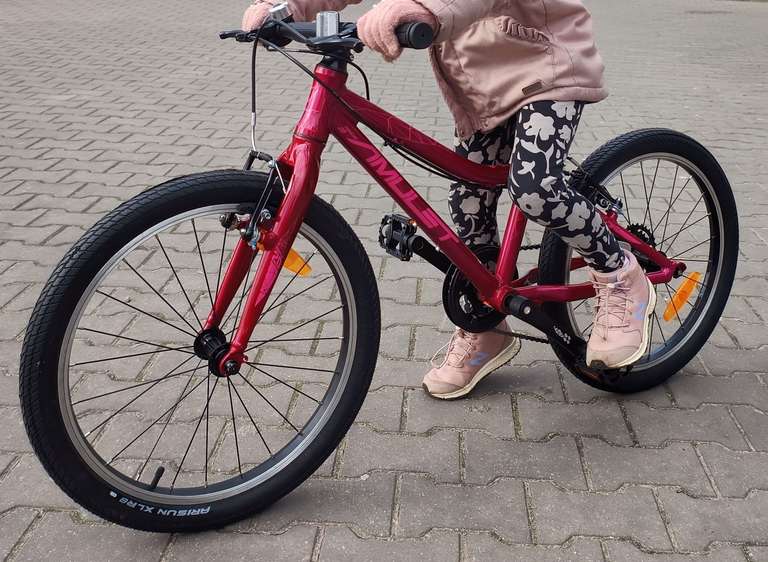 Lekki rower dziecięcy AMULET 20 Tomcat SH, ciemny róż metalik/fioletowy połysk, 2022 6689 Kč