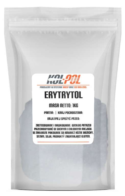 Erytrotyl Erytrol 1KG ( alkohol cukrowy ) 1000g