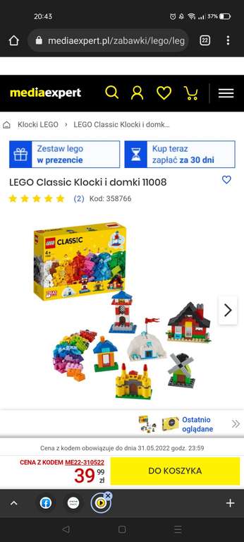 LEGO 11008 Classic - Klocki i domki