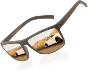 Okulary przeciwsłoneczne polaryzacyjne Dla męskie lekkie oprawki TR90 UV400 ochrona (Błyskawiczna okazja)