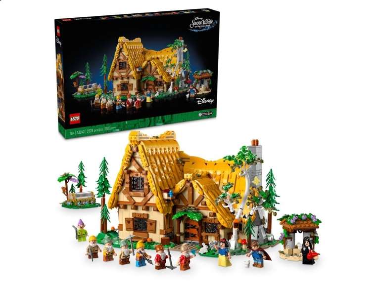 LEGO 43242 Disney – Chatka Królewny Śnieżki i siedmiu krasnoludków