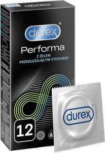 Durex Performa Prezerwatywy z lubrykantem przedłużające stosunek 12 szt.