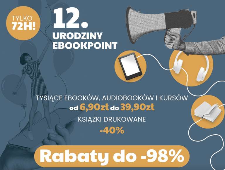 12. URODZINY Ebookpoint! Rabaty do -98%