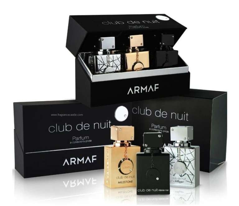 Armaf Club De Nuit Intense Man + Sillage + Milestone 30ml Parfum zestaw