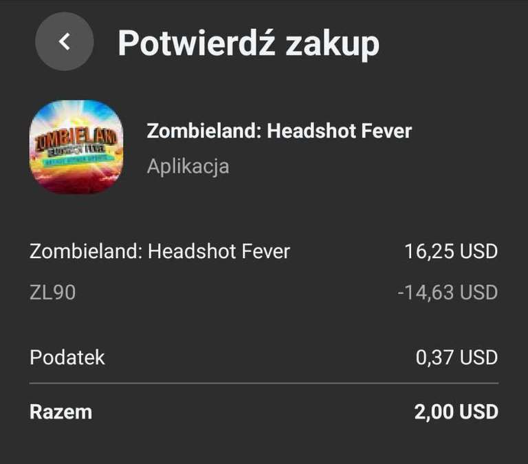 Zombieland: Headshot Fever Meta Quest 90% taniej