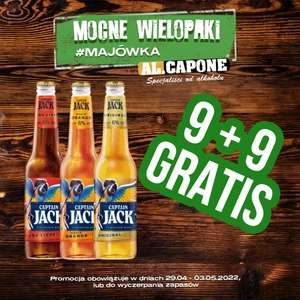 Piwo Captain Jack 9+9, Lech Free 10+10 gratis - Al.Capone