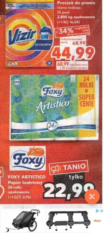Kaufland papier toaletowy Foxt 24 rolki