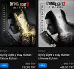 Dying Light 2 Stay Human za 38,89 zł, Edycja Deluxe za 57,49 zł i Edycja Ultimate za 93,45 zł z Tureckiego Epic Games - wymagany VPN