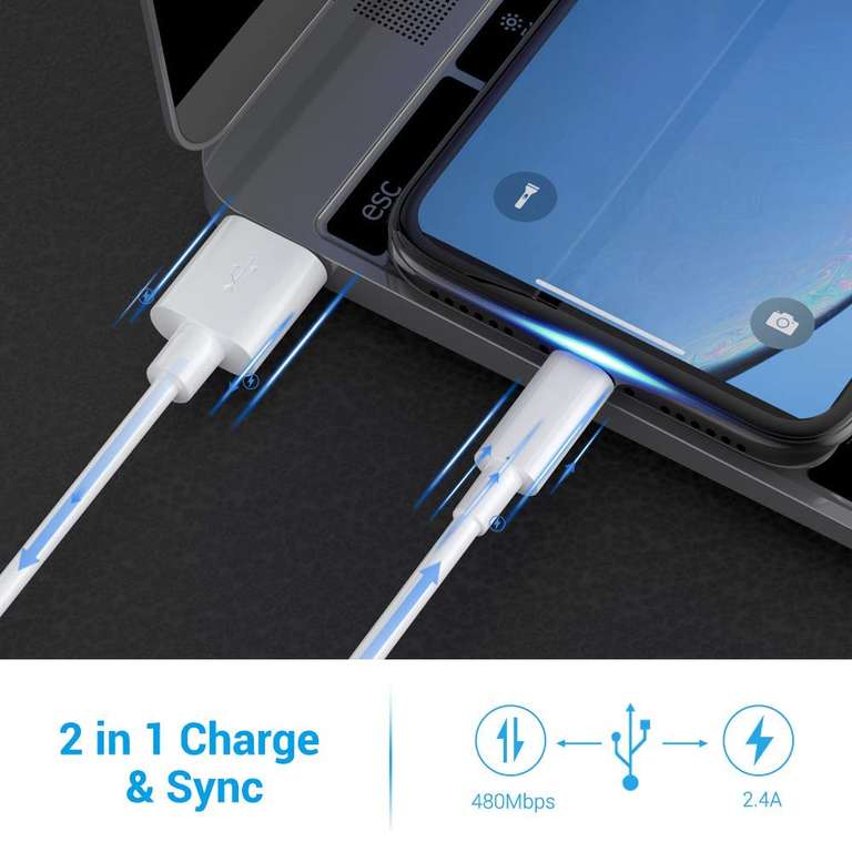 3 x kabel ilikabel Ligtning iPhone iPad USB 2m - amazon błyskawiczna okazja