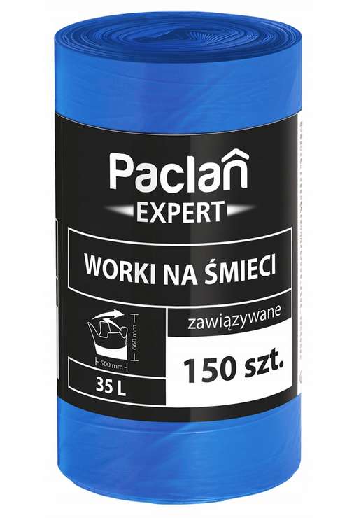 Paclan Expert Worki na śmieci wiązane 35L 150szt (8 gr/szt.)