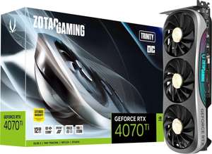 Karta graficzna Zotac Gaming GeForce RTX 4070 Ti Trinity OC 12GB GDDR6X