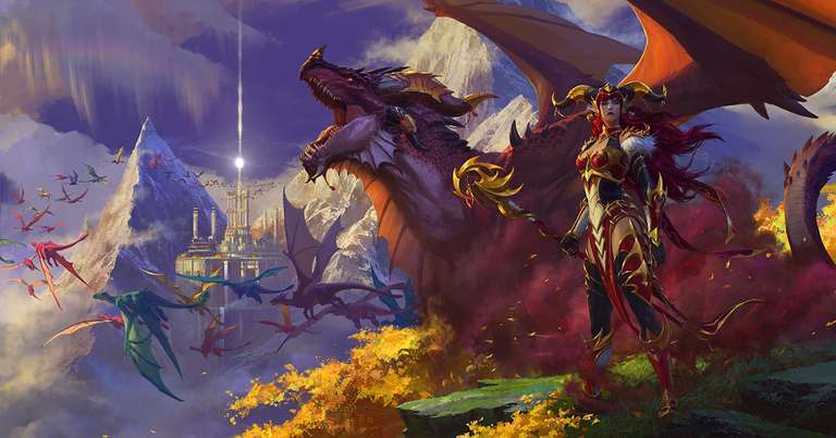 World of Warcraft Dragonflight 30 dni abonamentu gratis przy zakupie dodatku