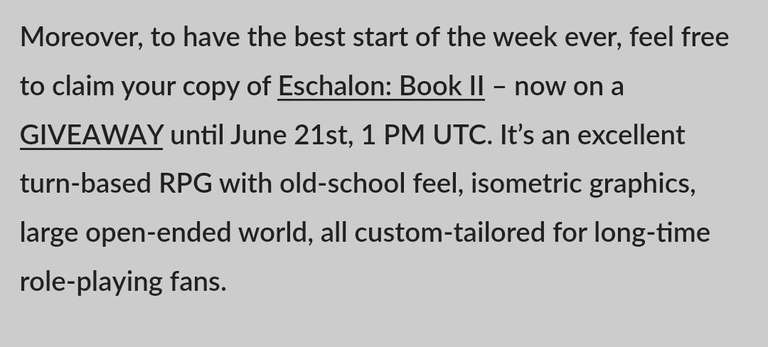Gra Eschalon: Book II za darmo w GOG do 21 czerwca