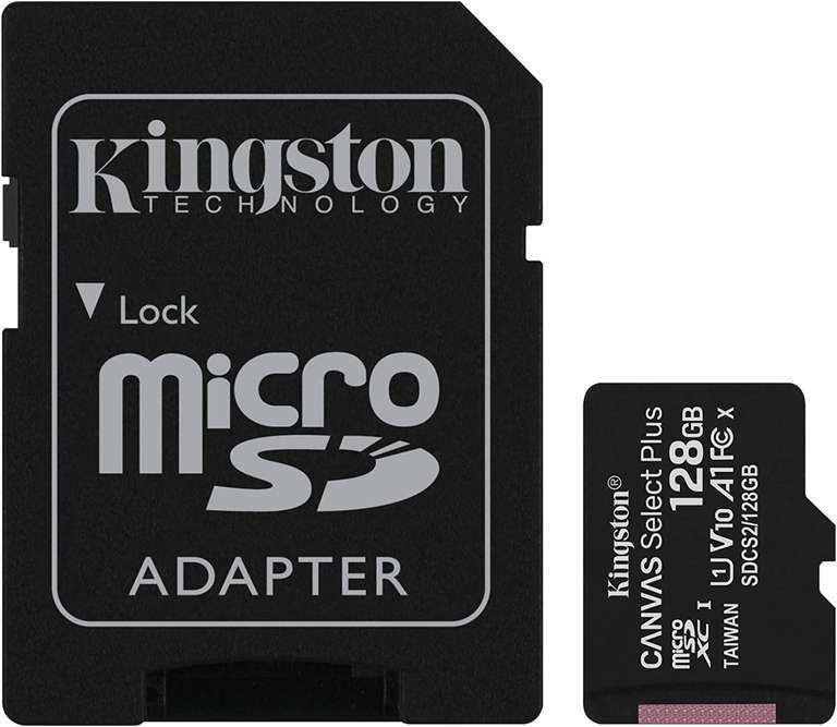 Karta pamięci Kingston CANVAS Select Plus U1 V10 A1 128GB