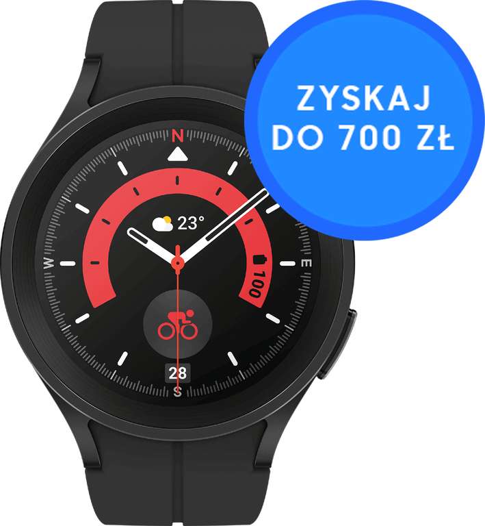 Smartwatch Watch 5 PRO 1596 zł PLAY - 700 zł Cashback