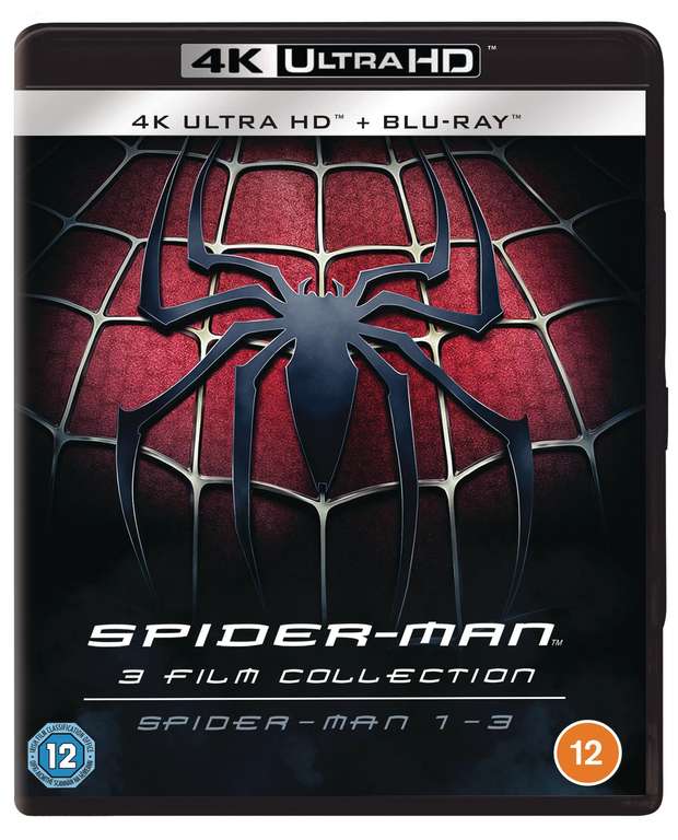 Spider-Man Trylogia Kolekcja 4K Ultra HD + Blu-Ray 25,74 GBP