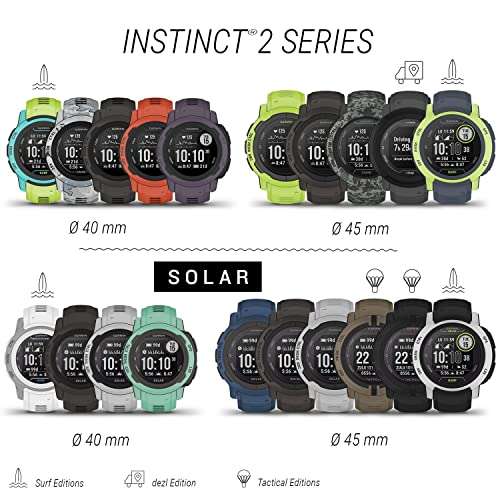 Zegarek sportowy Garmin Instinct 2 Solar - Amazon DE, 254 Euro z wysyłką