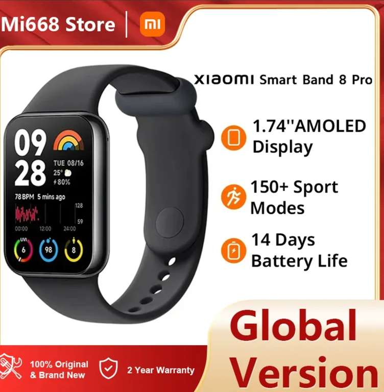 Smartband Xiaomi Mi Band 8 Pro USD54