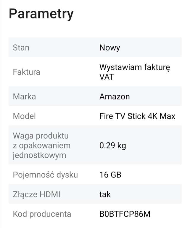 Amazon Fire TV Stick 4K MAX 2 gen. 16GB 2023
