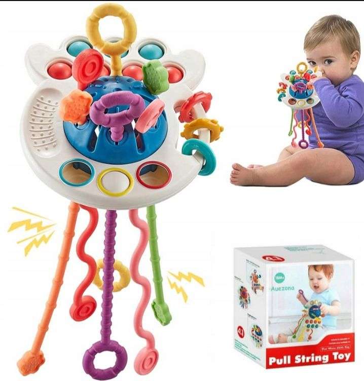 Zabawka sensoryczna Montessori - gryzak dla niemowląt