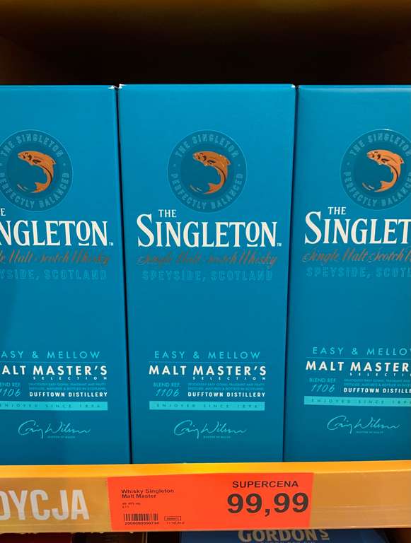 Whisky The Singleton of Dufftown Malt Master’s Selection 0,7 ALDI, Wrocław