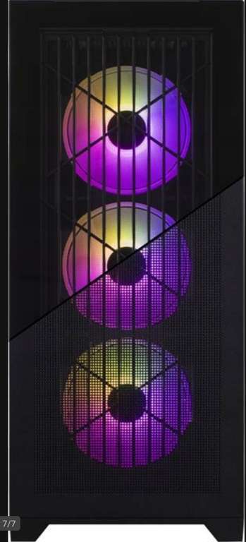 Obudowa Silver Monkey X Crate Midi Tower OUTLET X-KOM, 4x wentylatory ARGB + kontroler ARGB, 2x wymienne fronty metal/ szkło, 3x filtr