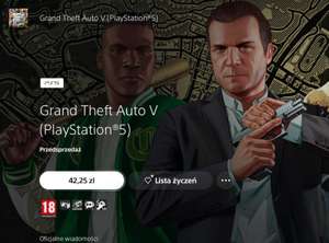 GTA V pełna wersja gry na nexgena PS5 grand theft auto 5