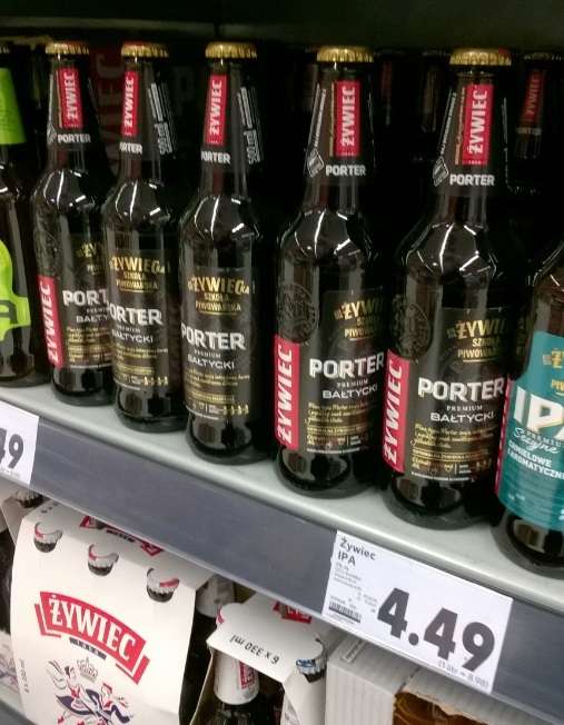 Piwo Żywiec - Porter Bałtycki 9,5% - Kaufland Gdańsk