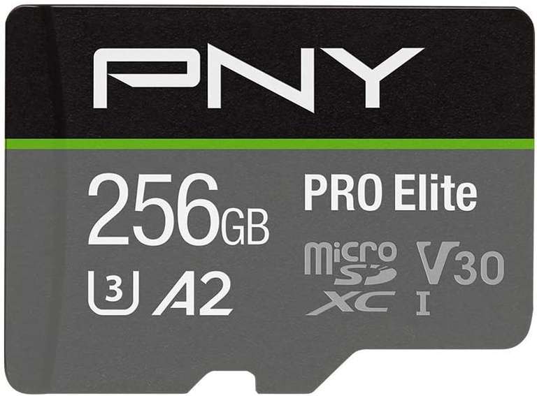 Karta micro SD Pny Pro Elite, MicroSDXC, 256GB, odczyt 100MB/s, zapis 90MB/s