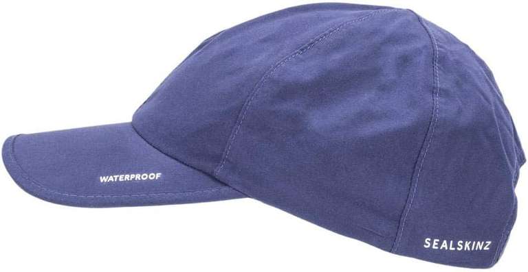 SEALSKINZ wodoodporna czapka z daszkiem Niebieska