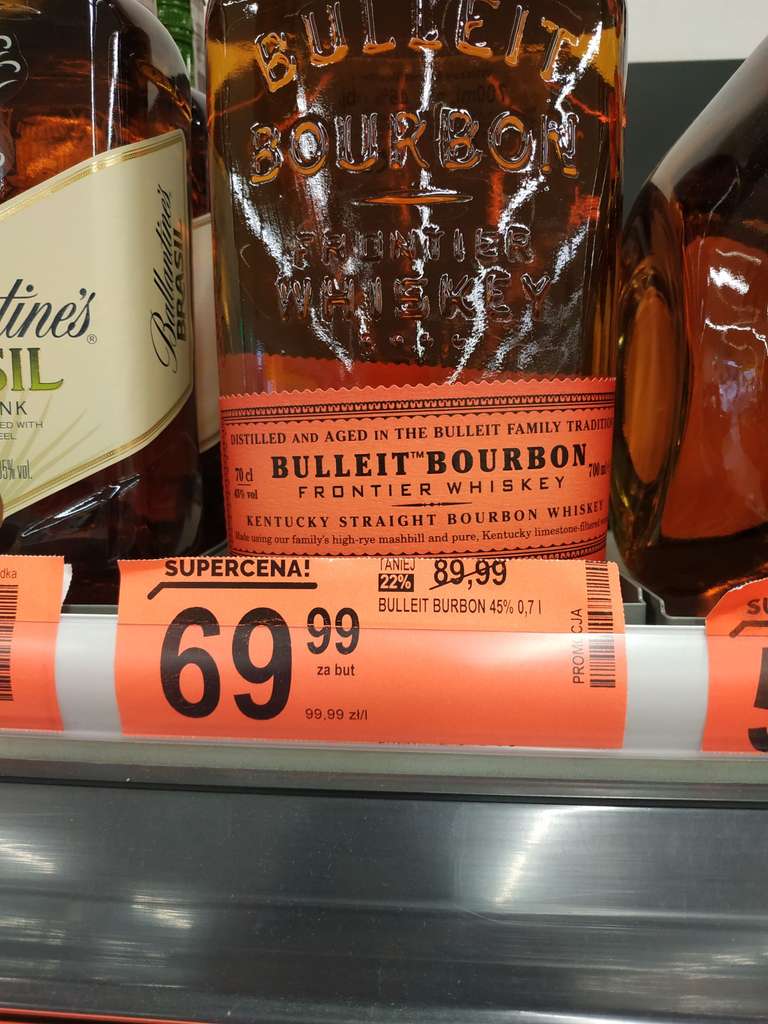 Biedronka Bulleit Bourbon Frontier Whiskey