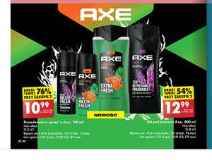 Dezodorant AXE przy zakupie 2 szt po 10,99