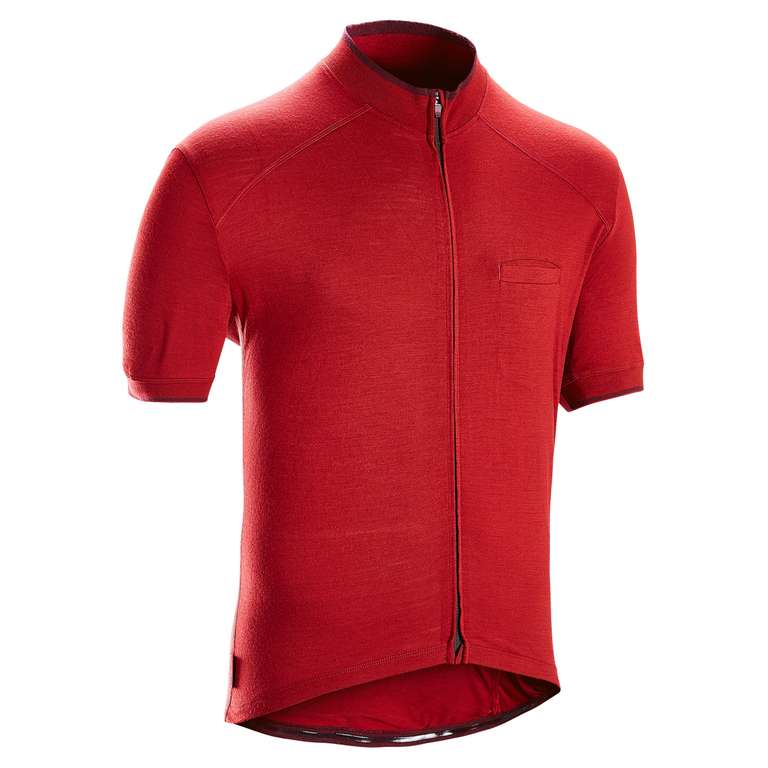 (Decathlon) Triban GRVL900 koszulka rowerowa z merynosów (70% wełny merynosów; S do 2XL; 2 kolory)