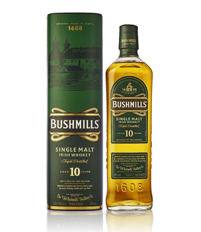 Whiskey Bushmills 10YO 0,7l i bourbon Buffalo Trace 0,7l za 74.99zł. Winnica Lidla