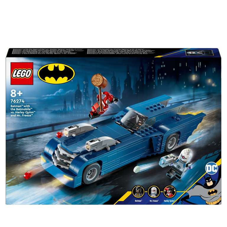 LEGO DC Batman: Batman z batmobilem kontra Harley Quinn i Mr. Freeze 76274