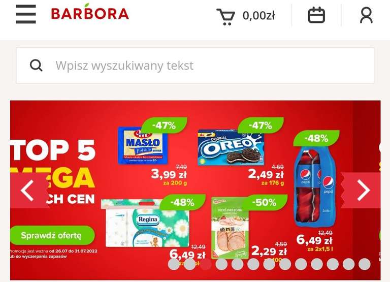 Masło za 3,99 zł w Barbora (MWZ 100zł)