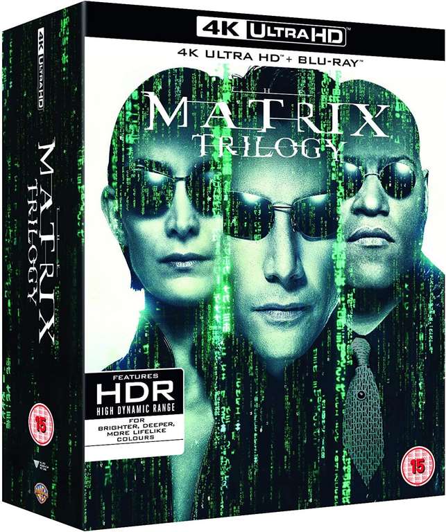 Matrix Trylogia Blu-Ray 4K UHD Wydanie 9-Dyskowe 26.06£