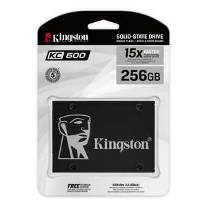 Dysk Kingston KC600 256GB DRAM TLC 5 lat gw. (mocny SSD SATA 2,5'' klasy MX500)