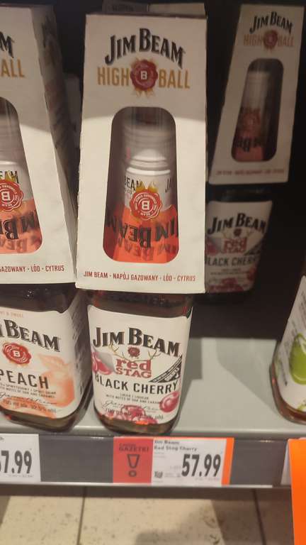 Jim Beam Orange, Red Stag, Peach, Apple, Honey 0,7L za 57,99 znowu w promocji w @Kaufland