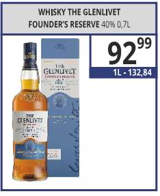 Whisky Glenlivet Founder's Reserve sieć sklepów Drinks