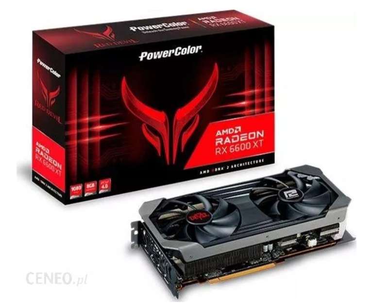 Karta graficzna PowerColor Radeon Red Devil RX 6600XT 8GB GDDR6