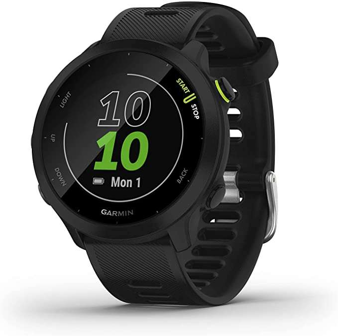 Smartwatch Garmin forerunner 55 czarny/morski
