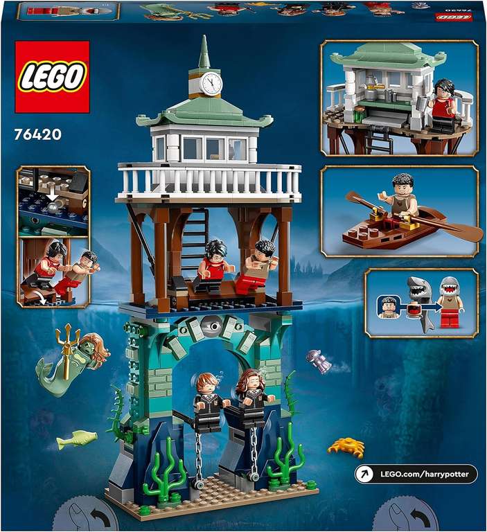 LEGO 76420 Harry Potter Turniej Trójmagiczny: Jezioro Hogwartu, Czarne Jezioro i Czara Ognia