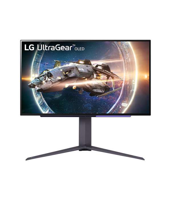 Monitor gamingowy LG 27'' UltraGear OLED (matowy) QHD z częstotliwością odświeżania 240 Hz i czasem reakcji 0,03 ms (GtG)