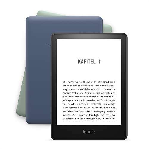 Kindle Paperwhite 5 16GB zielony, niebieski, czarny (Signature 32GB - 641 zł; Oasis 32GB - 813 zł; Kids - 556 zł; REFURB 8GB - 368 zł)