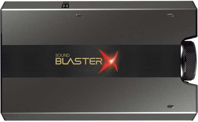 Przetwornik DAC Sound BlasterX G6 (B-Stock) - zewnętrzna karta dźwiękowa USB ze wzmacniaczem słuchawkowym