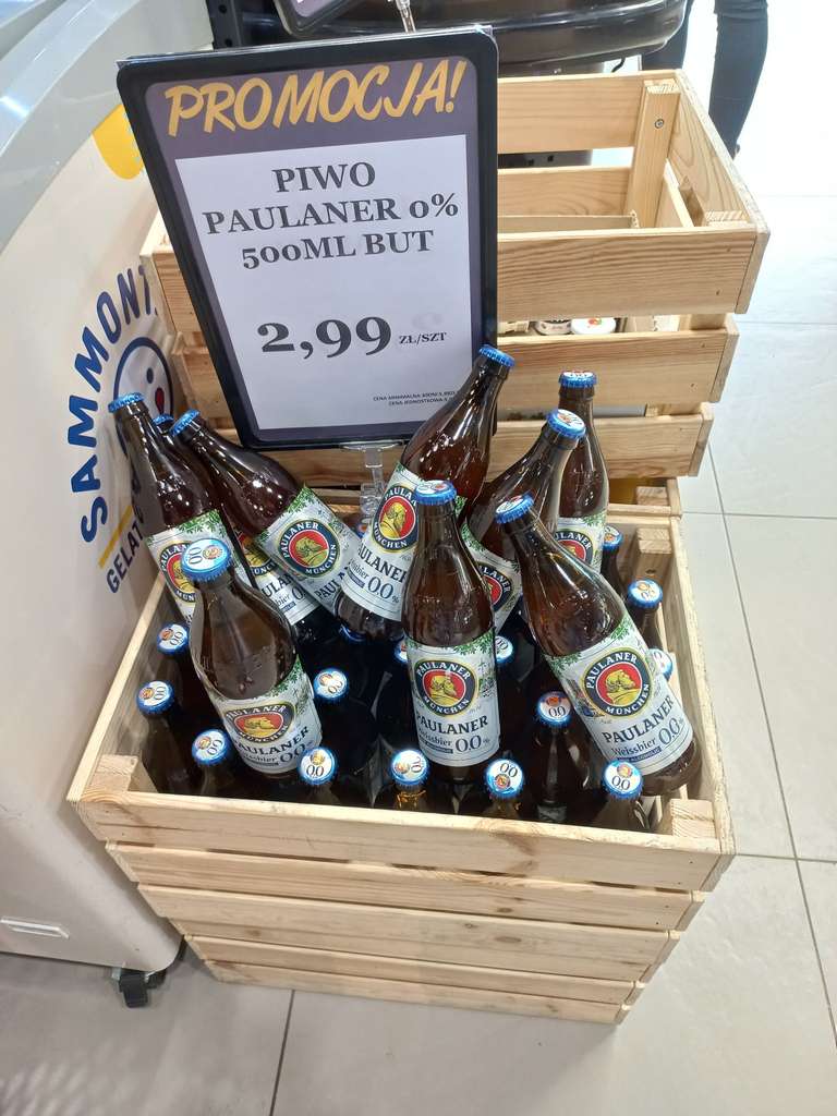 Market Point Kraków PAULANER MÜNCHEN Weissbier Piwo bezalkoholowe (butelka bezzwrotna)