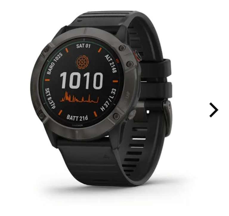 Garmin fēnix 6X Pro Solar GPS Multisport Smartwatch
