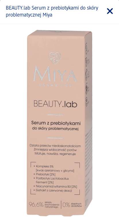 Miya Beauty serum z prebiotykiem 30ml