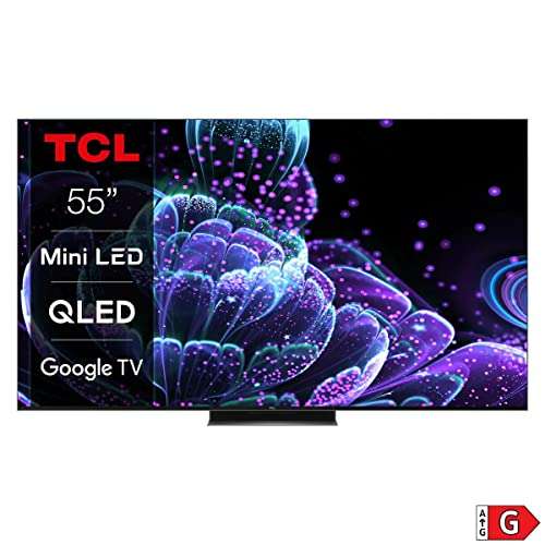 Telewizor QLED 55" - TCL 55C835 Mini LED | FALD VA 240 stref | 4K@144Hz | Google TV, dźwięk Onkyo, HDR10+, Dolby Vision | Amazon | 691,32€